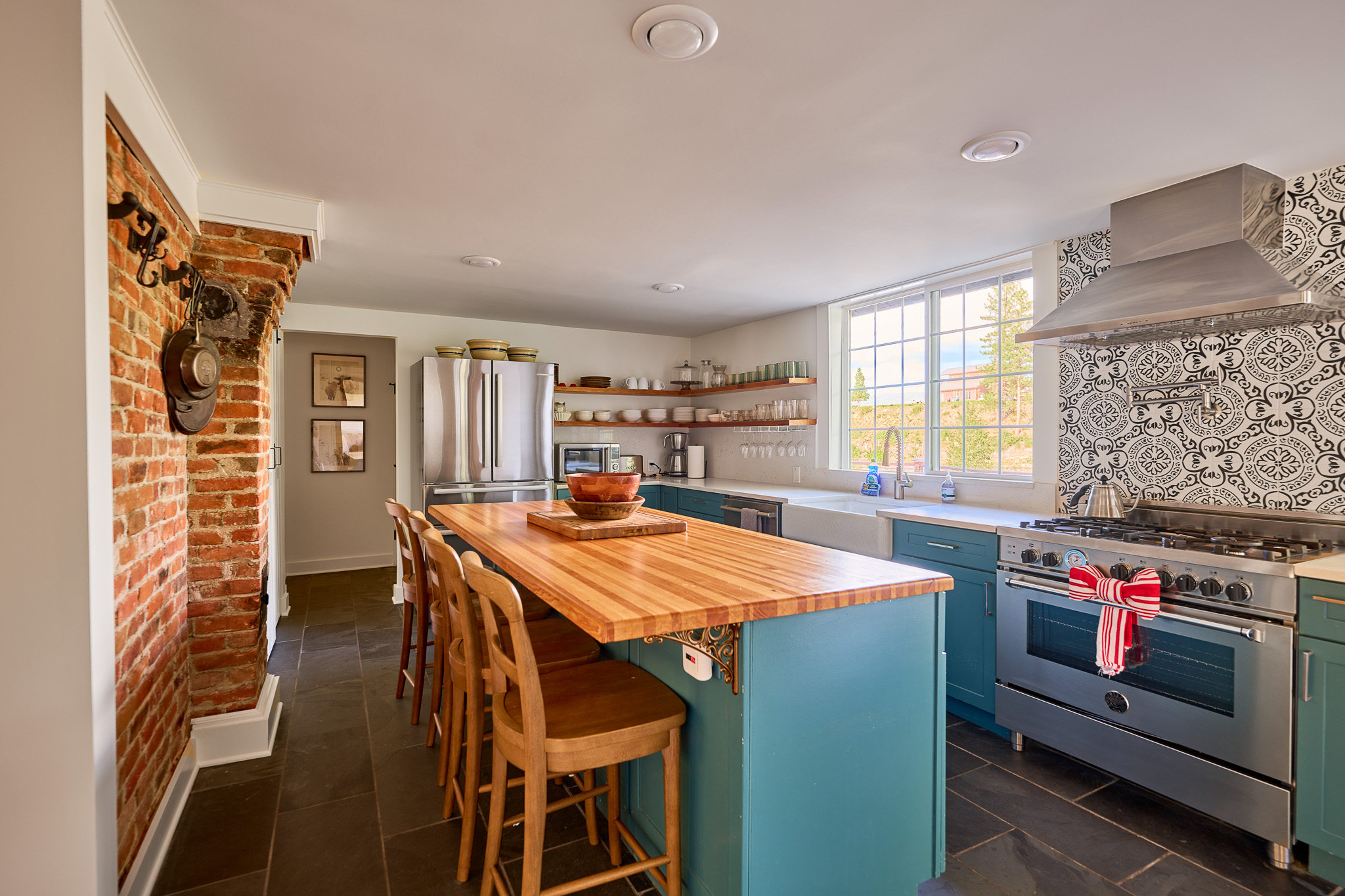 The ranch house kitchen