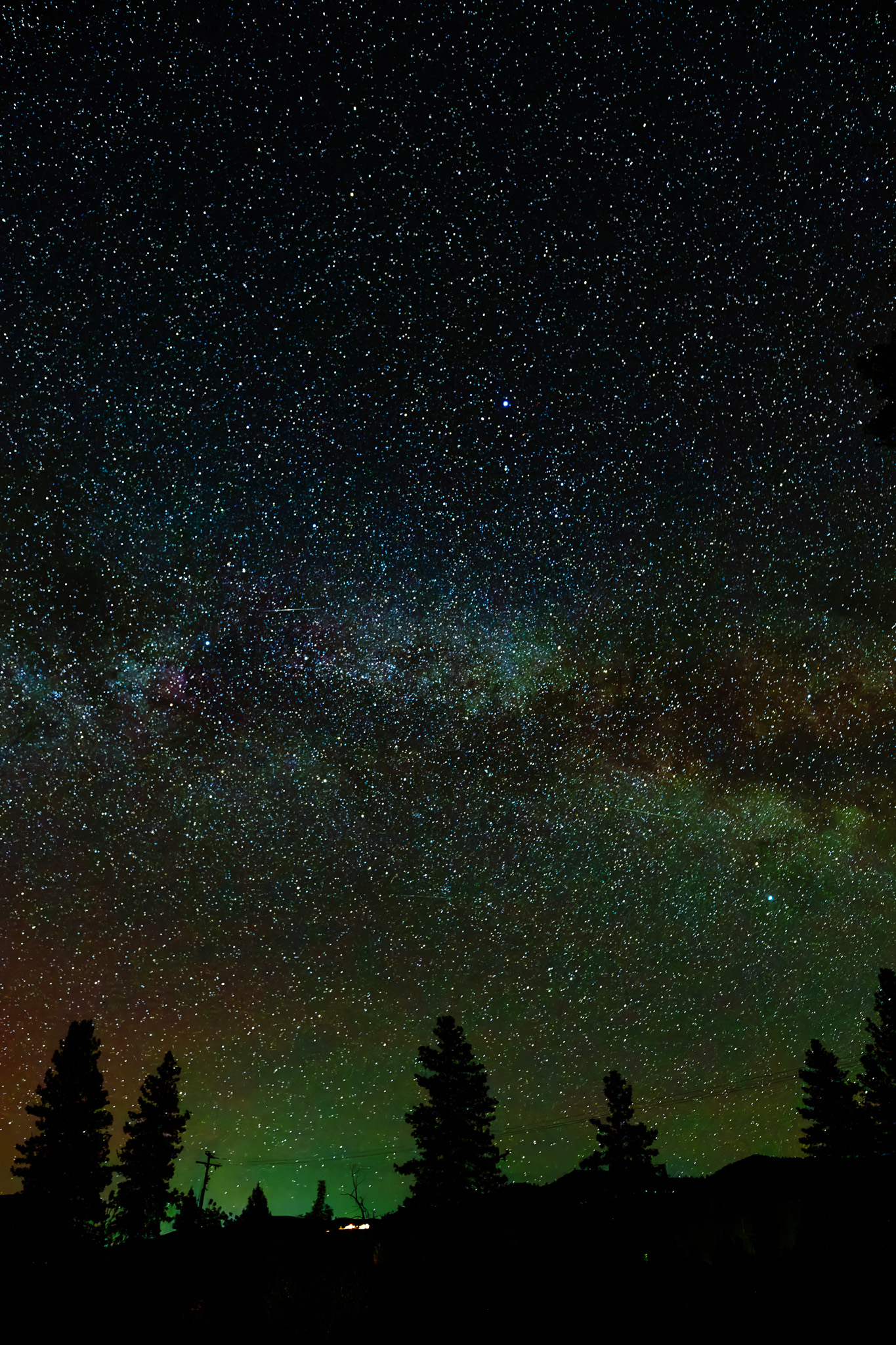 The Milky Way over the Methow Valley